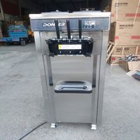 Machine à glace molle de table compacte 2+1 saveurs, la plus vendue - Prix