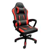 Chaise de bureau ergonomique pivotante en cuir PU pour la maison, vente en gros, chaise de jeu inclinable confortable avec repose-pieds