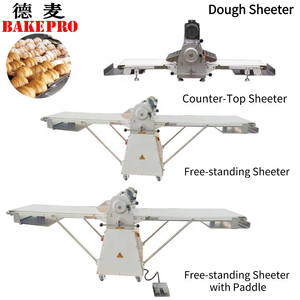 Bakepro CQSJ-400T <span class=keywords><strong>Cookie</strong></span> Croissant tự động thương mại tự động bánh mì bột sheeter Máy pita bột sheeter máy - Product Image 6