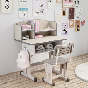 Banchi e Sedie Scolastici Ergonomici in Legno Rinforzato con Librerie, Scrivanie per Studenti, Arredamento Scolastico - Product Image 3