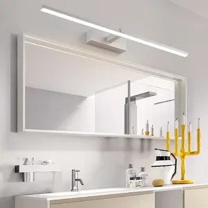 Lâmpada de parede AC85-265V 18w 100cm, moderna, espelhado, para banheiro