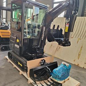 Miniexcavadora de cadenas Ht20 de 2 toneladas con cabina completa y aire acondicionado para motor de alto rendimiento - Product Image 1
