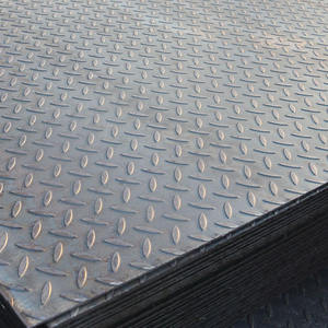 Plaque en acier au carbone à motif <span class=keywords><strong>diamant</strong></span> de haute qualité, matériau durable pour plateforme industrielle - Product Image 5