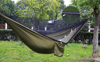 Parachute extérieur ultra-léger plat en Nylon Double Portable pliable Parachute balançoire hamacs raboteuse