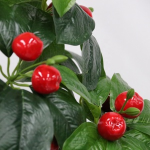 36 feuilles Pachira Macrocarpa Double <span class=keywords><strong>Dragon</strong></span> échantillon personnalisation Simulation artificielle plante décorative <span class=keywords><strong>arbre</strong></span> à fruits - Product Image 3