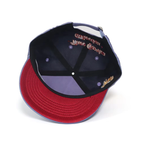 Casquette Snapback personnalisée en satin lavande à visière plate, broderie de lettres en relief, monogramme, unisexe, performance, réglable, OEM, vente en gros
