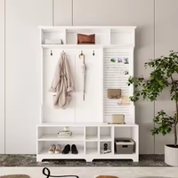 Produit à vendre populaire Vente en gros Style mince MDF couloir Foyer Étagère de rangement chaussure basculante armoire à seau intérieure
