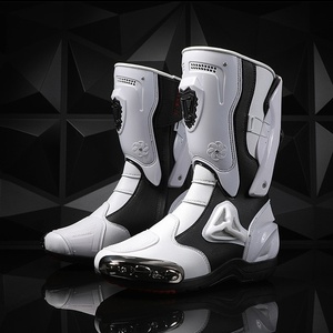Bottes de course <span class=keywords><strong>moto</strong></span> professionnelles en gros OEM/ODM, chaussures de <span class=keywords><strong>moto</strong></span> personnalisées avec logo, chaussures de protection pour la route et la piste - Product Image 2