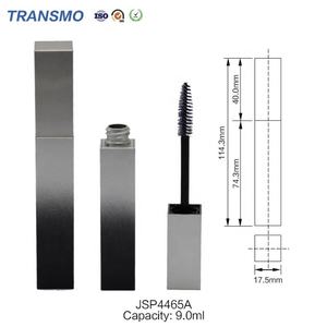 Envase de Rímel Esmerilado de 9 ml, Envase de Rímel de Marca Privada, Tubo de Rímel Cuadrado Negro Degradado de 9 ml con Cepillo - Product Image 3