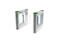 Barrière pivotante intelligente en acier inoxydable, système de contrôle d'accès automatique pour passage piétonnier, pour entrée de bâtiment
