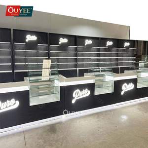 אספקת חנויות עישון קמעונאות נרתיק תצוגת סיגריות טבק Led תאורה מארזי תצוגה מרפאה תצוגת זכוכית עם מנעול - Product Image 6