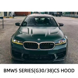 For M5 CS Carbon Fiber <b>Engine</b> <b>Hood</b> for G30/G38/F90 Models New 2018-2023 Upgrade Includes Screws Black 6 Months Warranty - Product Image 3