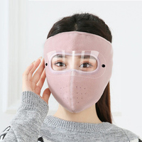 Bonnet chaud d'hiver coupe-vent anti-poussière, masque intégral respirant pour cyclisme et ski, avec lunettes HD anti-buée, couvre-cou et vêtement de protection Jk