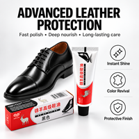 Cirage pour chaussures Jinyang à forte adhérence, facile à nettoyer, 30g, unisexe, toutes saisons, effet d'entretien longue durée sur les chaussures