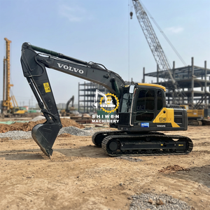 รถขุดมือสอง Volvo EC 140 สีเดิมจากโรงงาน น้ำหนัก 14 ตัน รถขุดขนาดกลาง กำลัง 69 กิโลวัตต์ สำหรับงานก่อสร้าง มาตรฐาน CE EPA ตัวเลือกอันดับต้นๆ EC480 EC380 EC210 EC140 - Product Image 1