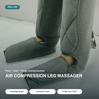 Masseur de jambes à compression d'air, bottes de récupération sportive avec 4 modes et 4 intensités pour les pieds, les mollets et les cuisses