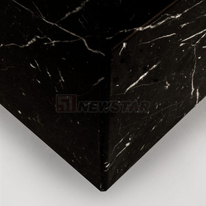 Newstar pietra moderno Nordic tavolino nero Marquino marmo soggiorno semplice Set appartamento di lusso tavolo da tè - Product Image 3