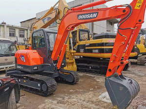 Mini pelle hydraulique Kate YAGUAN CONSTRUCTION, modèle DH60-7, 6 tonnes, utilisée pour les travaux de terrassement, compatible avec Doosan DEVELON DX225, DX60E, DH60BC, DH60-7, DX60E-9C, DX55, excavatrice de 6 tonnes - Product Image 5