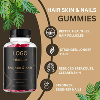 Gummies OEM pour Cheveux, Peau et Ongles Adultes – Biotine 6000mcg, Zinc, Collagène, PABA – Formule Sans Gluten – Favorise la Santé des Cheveux, de la Peau et des Ongles – 60 Unités