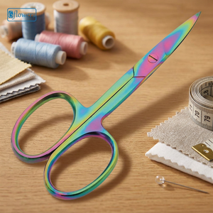 Beauty Left-Handed <b>Nail</b> <b>Scissors</b> with Sharp Stainless Steel Straight Blades <b>for</b> <b>Nail</b> Care - Product Image 2
