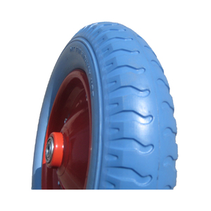 व्हीलबैरो हैंड ट्रक के लिए 13 इंच 3.25-8 पेशेवर फैक्ट्री पॉलीयूरेथेन पु फोम पहियों - Product Image 2