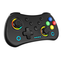 STK-7051 400mah NS Pro Controles de Juego Inalámbricos BT RGB para Nintendo Switch Lite/OLED/Windows PC/IOS/Android/Steam Mini Gamepad