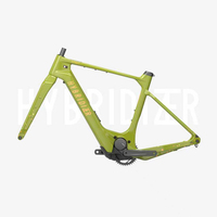 Hybridizer Rando Carbon Fiber Gravel Ebike Frame avec moteur M820 et batterie 864wh