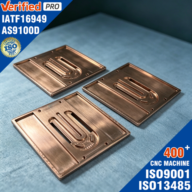 Custom Vacuum Brazed Copper Cold Plate for IGBT and Semiconductor Thermal Management