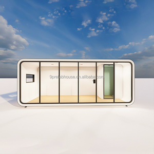 Prefab Ngôi nhà nhỏ 20ft 40ft ngoài trời hiện đại phổ biến di động làm việc nhà văn phòng Pod container nhà táo cabin - Product Image 1