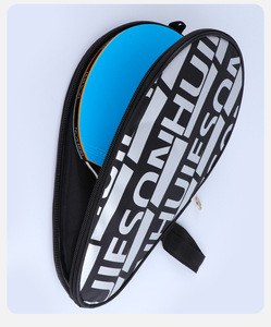 Raquette de tennis de table colorée à rebond élevé avec caoutchouc anti-rotation double face pour débutants - Product Image 4