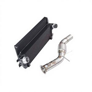 Echangeur thermique avec tuyau de descente, pour <span class=keywords><strong>bmw</strong></span> MERTOP F01 F06 F07 <span class=keywords><strong>F10</strong></span> F11 F12 535i 518D 520D 525D 530D 535D 640I 640D 740I <span class=keywords><strong>730D</strong></span> 740D - Product Image 1