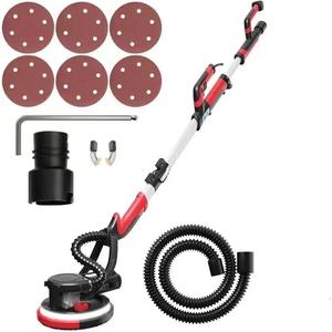 Disques de ponçage floqués 9 pouces 225 mm en alumine perforée pour ponçage de murs, rénovation, meubles, métal - Product Image 2