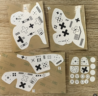 Autocollant de contrôleur de jeu PS5 Edge simple face antidérapant absorbant la sueur peau antidérapante pour contrôleur PS5