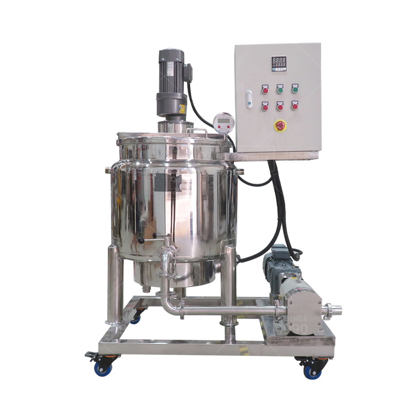 Good Quality Industrial Emulsifying Mixing tank Mayonnaise Syrup Processor Food Sauce Making High Shear Rotor Pump Mixing tank
