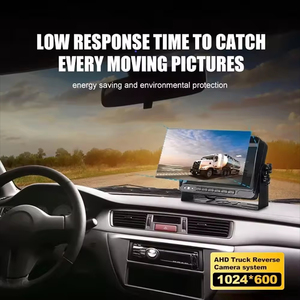 Hệ thống giám sát xe hạng nặng IPS 7 inch HD 1080P <span class=keywords><strong>Camera</strong></span> chiếu hậu chống nước cho xe buýt trường học và xe tải thương mại - Product Image 2