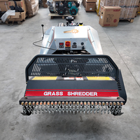 Robot tondeuse électrique premium à braquage zéro pour la coupe de l'herbe, des broussailles et la gestion de la végétation en jardin et sur terrain, à moteur, pour usage extérieur