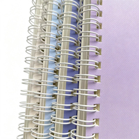 Carnet à spirales grand format A4 personnalisé avec couverture imprimée en couleur et pages lignées