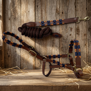 Handmade Leather Horse Browband Padded English Bridle Durable Full Size Custom Packaging <b>Equestrian</b> Tack - Product Image 2