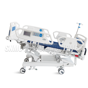 Роскошная многофункциональная Больничная кровать хорошего качества медицинская кровать для ICU с CPR с системой веса от производителя - Product Image 3