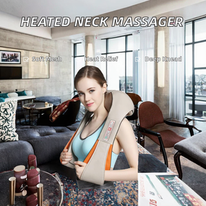 Masajeador Eléctrico Shiatsu para Hombros, Espalda y Cuello con Calor, Tela de Malla de Alta Calidad, Gran Venta - Product Image 2