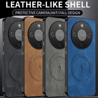 Coque de protection pour Honor X9d X70 5G, effet peau, antichoc, en cuir PU, souple, pour Honor X9d 500 Pro X8D X5C Plus