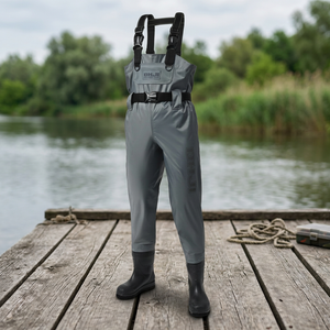 Waders de pêche mi-haute pour femme en néoprène léger et polyvalent 70D avec semelle en feutre - Product Image 2