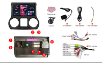 Sistema Android 11 DE 10 pulgadas, electrónica automática, DSP Ips, reproductor Multimedia para coche para Jeep Wrangler Jk 2011 2012 2013 2014 2015
