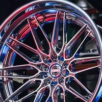 Jantes OEM forgées chromées concaves de 17 à 22 pouces, finition chrome brossé, jantes sport profondes pour Audi, Tesla, BMW de luxe