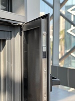 Ventanas de Doble Vidrio con Perfil de Aleación de Aluminio, Diseño Moderno y Minimalista, Apertura Horizontal, Excelente Ventilación, para Exteriores
