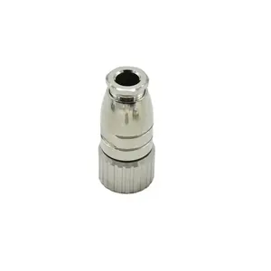 Conector de Metal IP67, resistente al agua, con rosca, singal, 6 pines, power intercontec M23