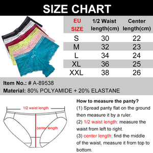 Mutandine di buona qualità in pizzo da <span class=keywords><strong>donna</strong></span> biancheria intima trasparente in pizzo <span class=keywords><strong>Boxer</strong></span> da <span class=keywords><strong>donna</strong></span> mutandine - Product Image 2
