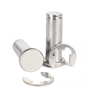 304 316 thép không gỉ rãnh trục 4mm/6mm định vị clevis <span class=keywords><strong>pins</strong></span> với giữ lại circlips - Product Image 2