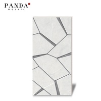 Carrelage de sol en céramique blanche, mosaïque en marbre, pierre naturelle, personnalisé, chine,