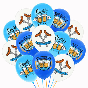 Oktoberfest <span class=keywords><strong>October</strong></span> theo chủ đề Đảng thiết lập trang trí nguồn cung cấp 12-inch cao su bóng Bộ - Product Image 1